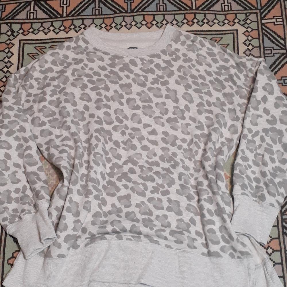 Aerie Leopard Sweatshirt